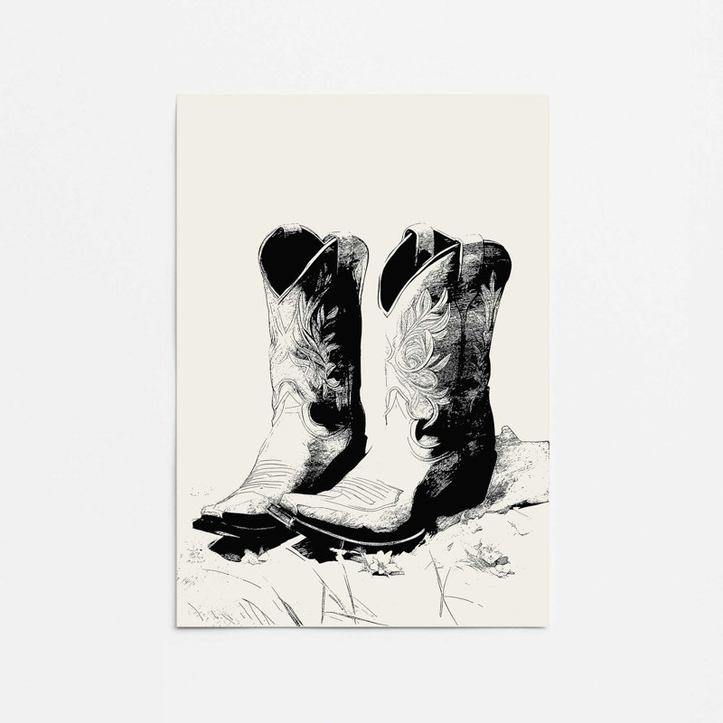 Western Noir Rolled Print, 14" H x 11" W