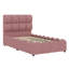 Base de lit plateforme avec tête de lit haute et lattes en bois robustes-654597904-654597906