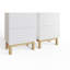 Taeshia 40cm W Manufactured Wood Bedside Table