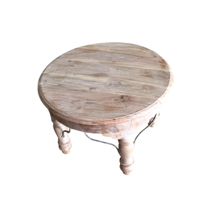Romoland Solid Wood End Table