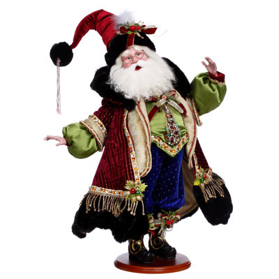 Jewels & Gems Santa - 25 Inches