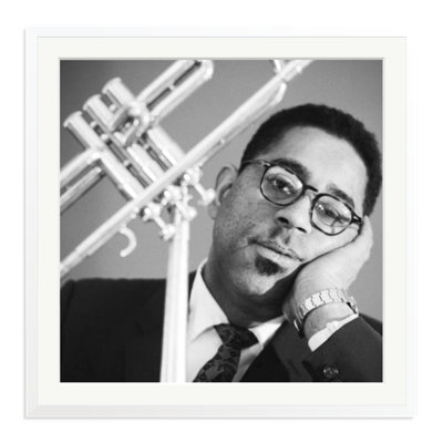 Dizzy Gillespie for DownBeat magazine