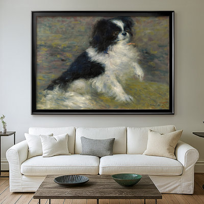 Tama, le chien japonais-Pierre-Auguste Renoir, toile tendue avec châssis, v. 1876