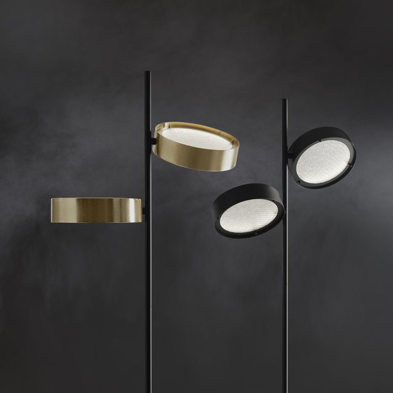 Berlin LED Tree Floor Lamp, Anodic Brass