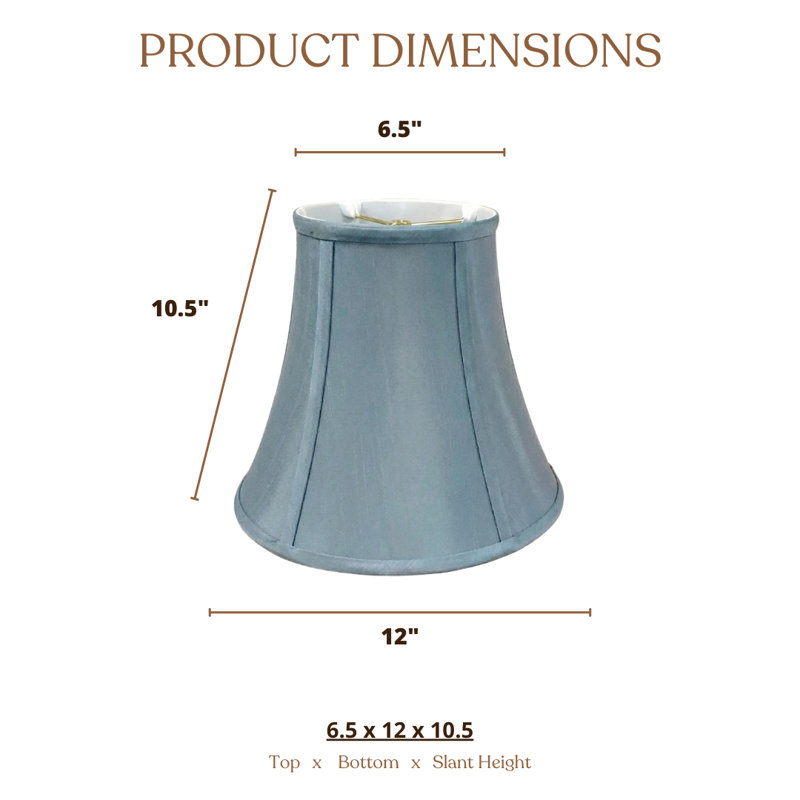 Abat-jour de base Royal Designs, Inc., H 10,5 po x l 12 po x P 12 po, Bleu