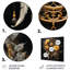 Reproduction d'art en métal «Yellow Dream Catcher Gilded Dreams»-1483333712