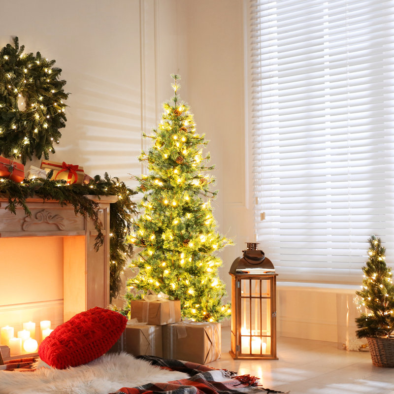Lighted Artificial Christmas Tree