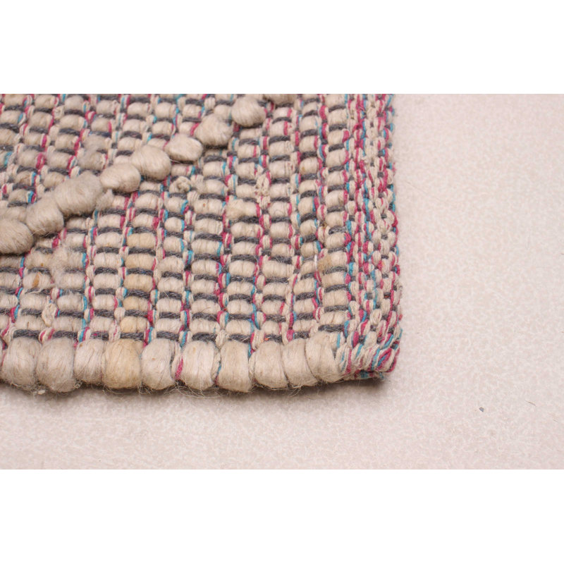 Sossio Wool Geometric Indoor Rug