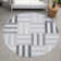 Machine Washable Indoor/Outdoor Aten ACN2332 Geometric Rug