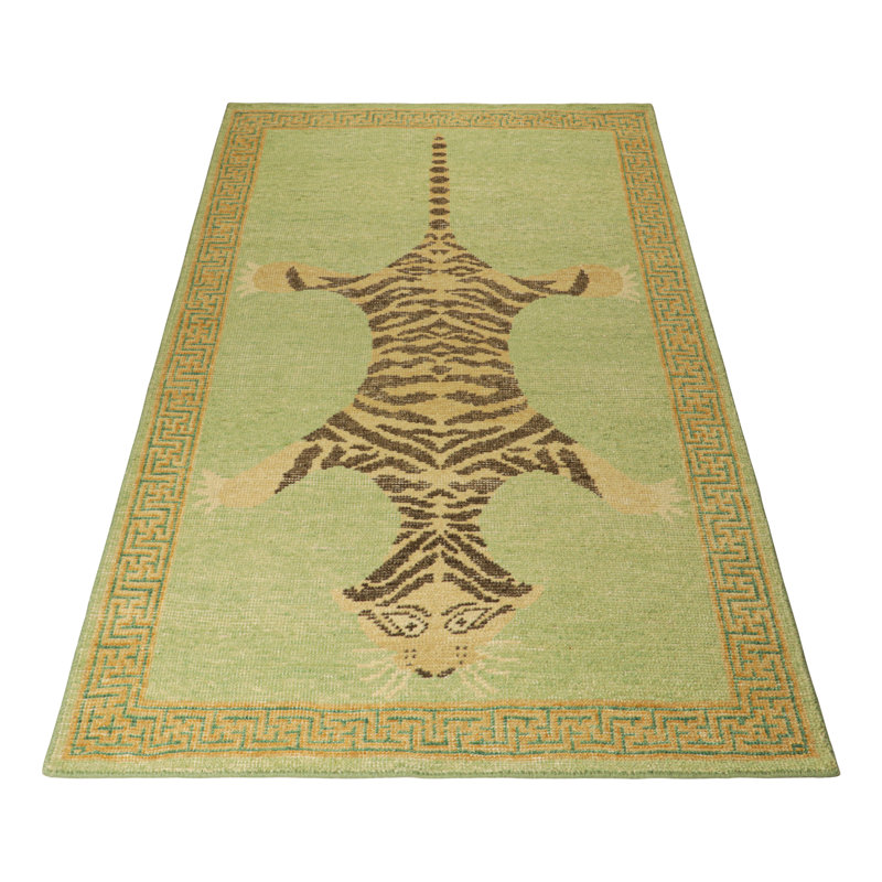 Distressed Homage Animal Print Area Rug, Runner 3' x 8'