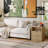 Modern Fluted Nightstand Bedside Table with Charging Station,Drawers and Open Storage Space for Bedroom-816371767-816371765