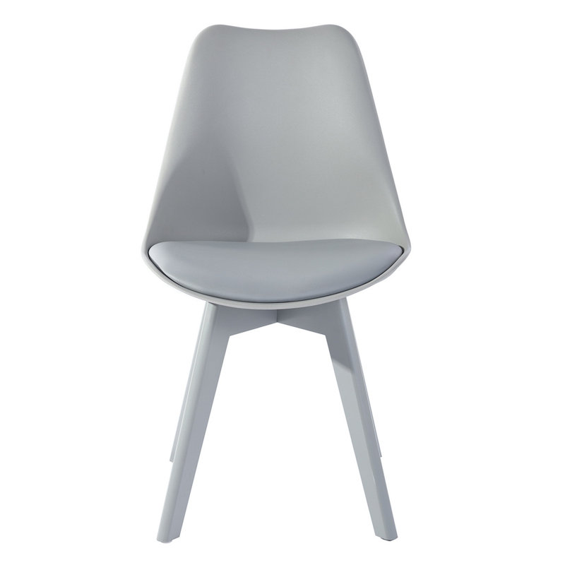Abella 46cm H Upholstered Dining Chair, Grey