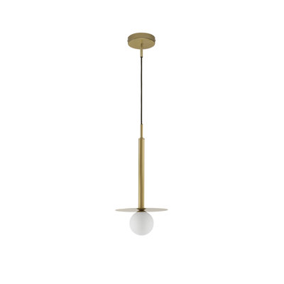 PIELO 1 - Light Gold Single Pendant
