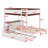 Full-Over-Full Bunk Bed With Twin Size Trundle, Storage And Desk-520241983