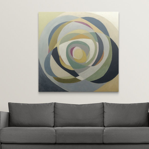 «Through the Glass II» par Megan Meagher, reproduction d'art, H 35 po x l 35 po x P 1,5 po, Toile