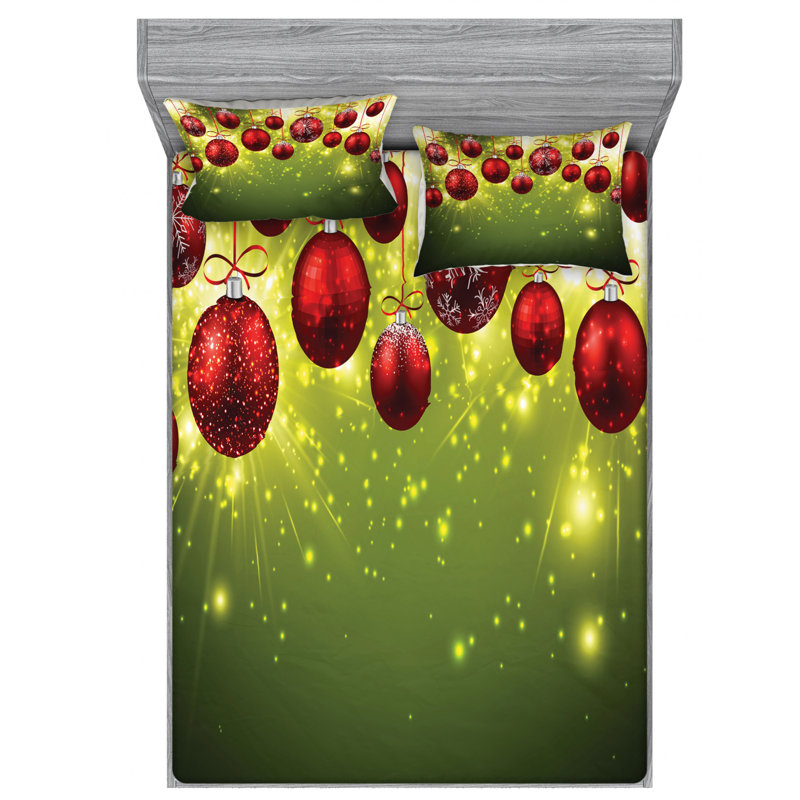Microfiber Sheet Set, Queen Sheet Set with Fitted Sheet