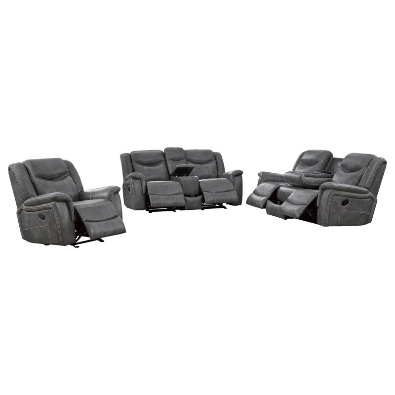 Ensemble de canapé syniya, 3 Pieces: Sofa, Chair, Loveseat