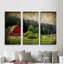Widbys Barn I - 3 pièces, impression sur toile-664054661