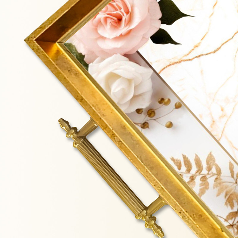 Élégant plateau en verre de 19,7 po x 11,4 po x 1,4 po | Fabrication 100% verre durable | Facile à nettoyer avec un chiffon humide | Idéal pour le service, la présentation décorative et l'organisation | Ajout élégant à la décoration intérieure