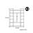 American style multi-layer display bookcase