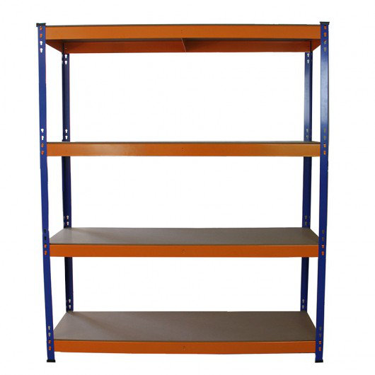 150 cm W Steel Adjustable Height Shelving Unit Storage Rack