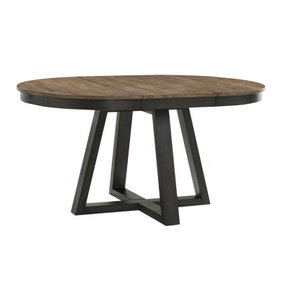 Rabee Extendable Oval Solid Wood Dining Table