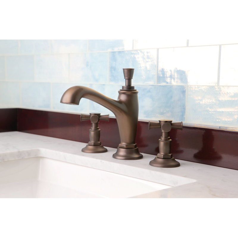 Vander Widespread Bathroom Faucet with Drain Assembly, Polished Chrome