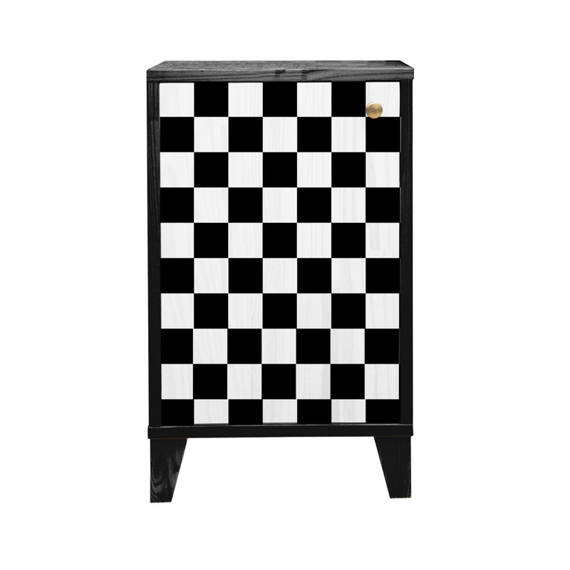 Albertia 40cm W Solid Wood Bedside Table