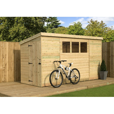 Shiplap Pent Wooden Shed