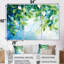 «Summer Green Branches In The Wind III - Leaves», ensemble d'art mural-958852629-958852630-958852639