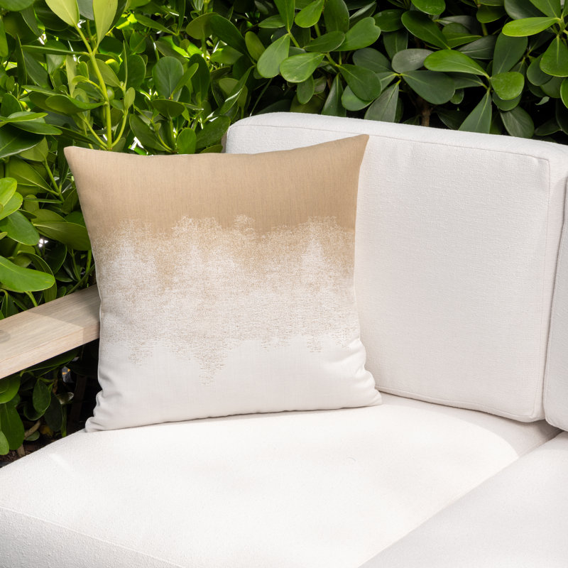 Clay Square Indoor/Outdoor Pillow Cover & Insert, 22"H x 22"W
