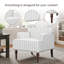 Iliana Armchair with Solid Wood Legs and Nailhead Trim-448061839