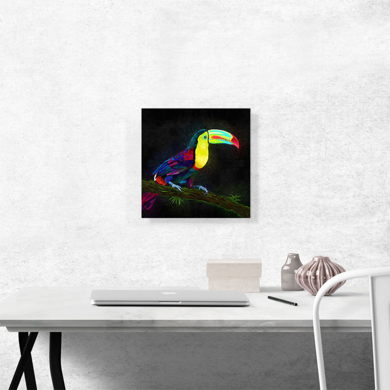 «Keel Bills Toucan», impression sur toile tendue, H 12 po x l 12 po x P 1,5 po