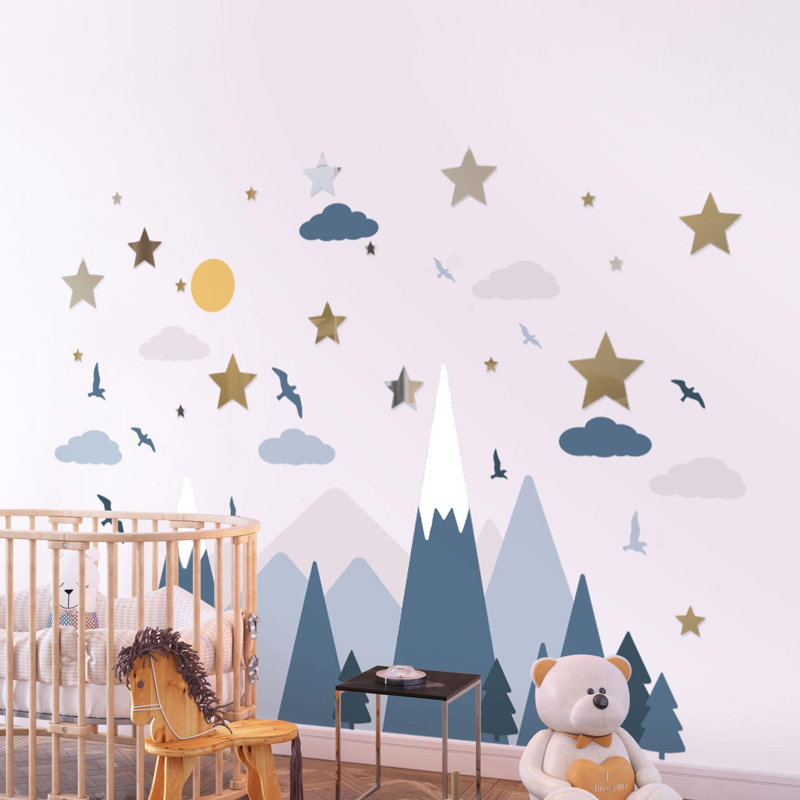 Landscape & Nature Non-Wall Damaging Wall Decal