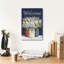  «Welcome Red, White & Blue Jar Trio» par Cindy Jacobs, art mural sur toile, 12 po x 18 po
