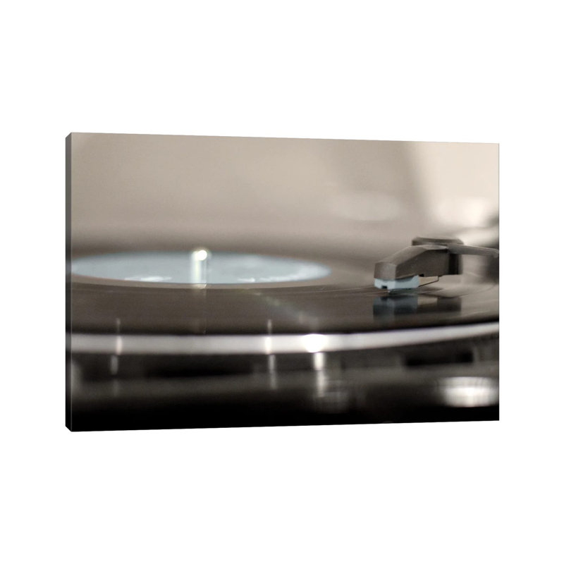 Record Player by Katrina Craven - Wrapped Canvas Gallery-Wrapped Canvas Giclée, 30.48 cm H x 45.72 cm W