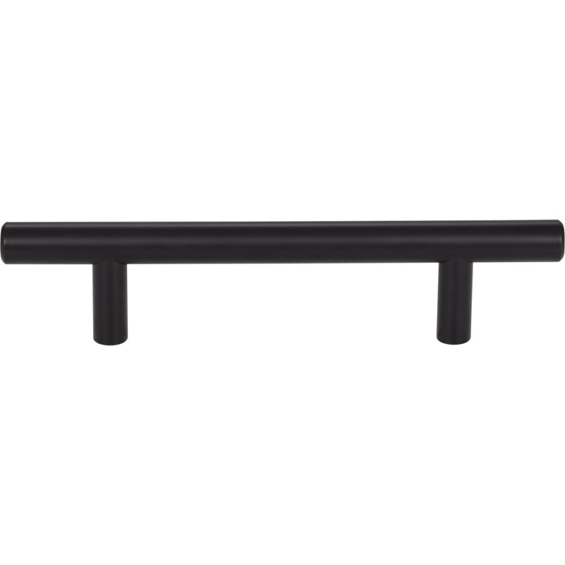 Naples 3 3/4" Center to Center Bar Pull, Matte Black
