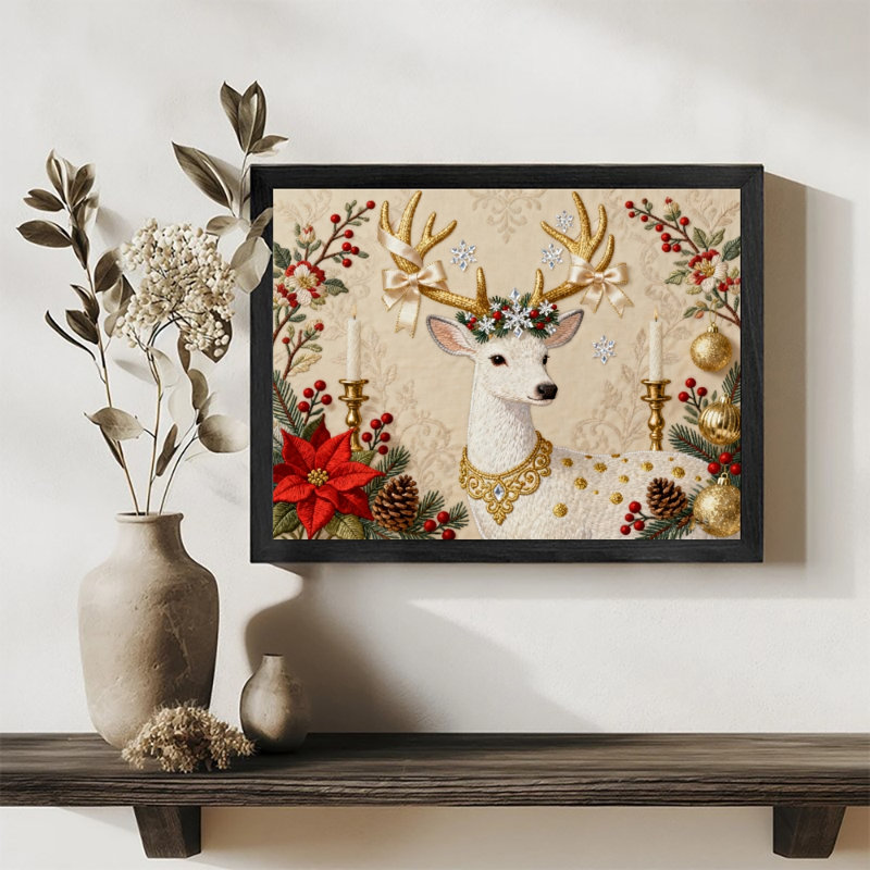«Black Christmas Vintage», H 25 po x l 37 po