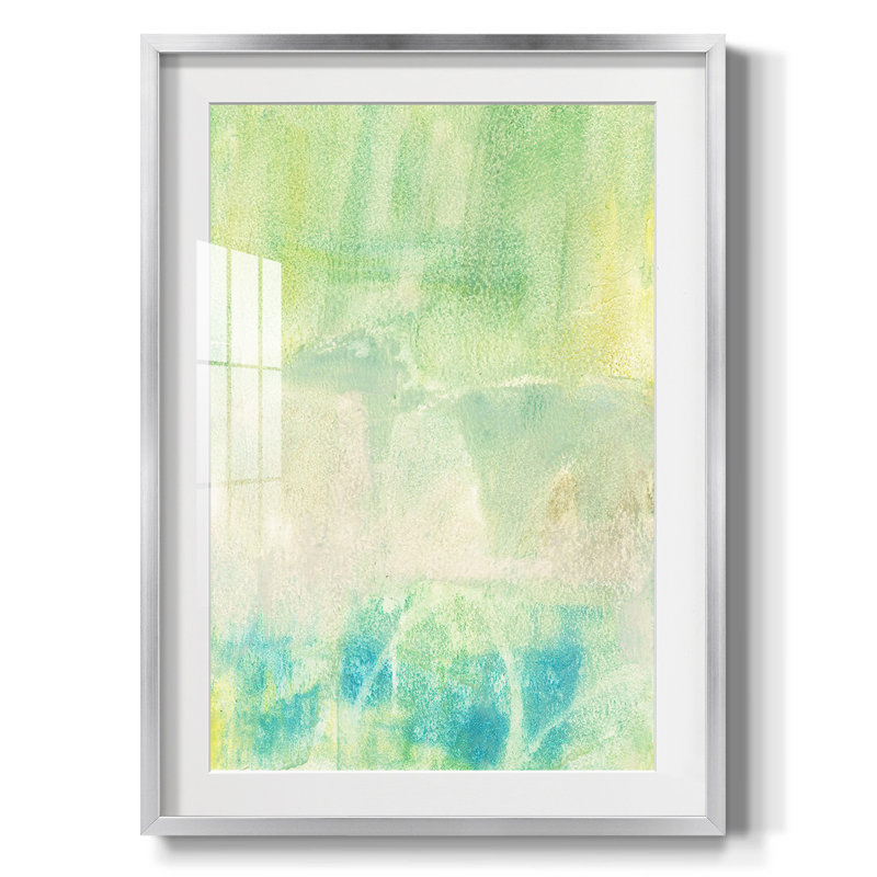 Serus I -Framed Print, Silver