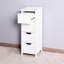 Chic White Bathroom Cabinet With Innovative Drawer Solutions For Efficient Storage Stylish Drawers - Transforms Home Decor