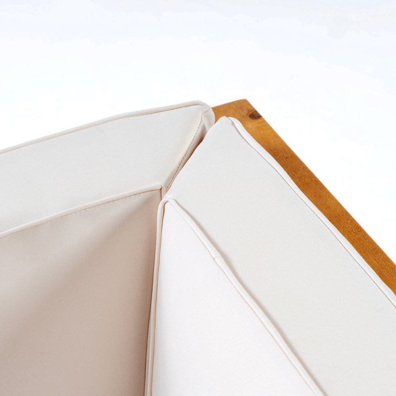 Ensemble de 3 sièges avec table basse, Beige