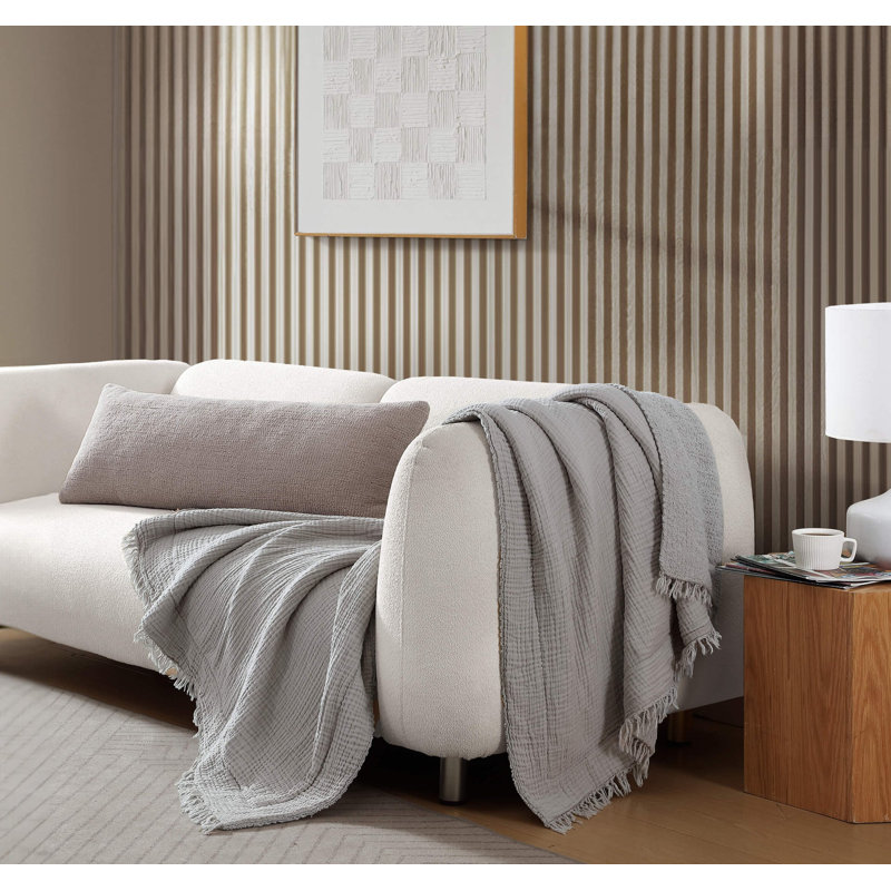 Snug Lumbar Pillow Cover & Insert, Taupe