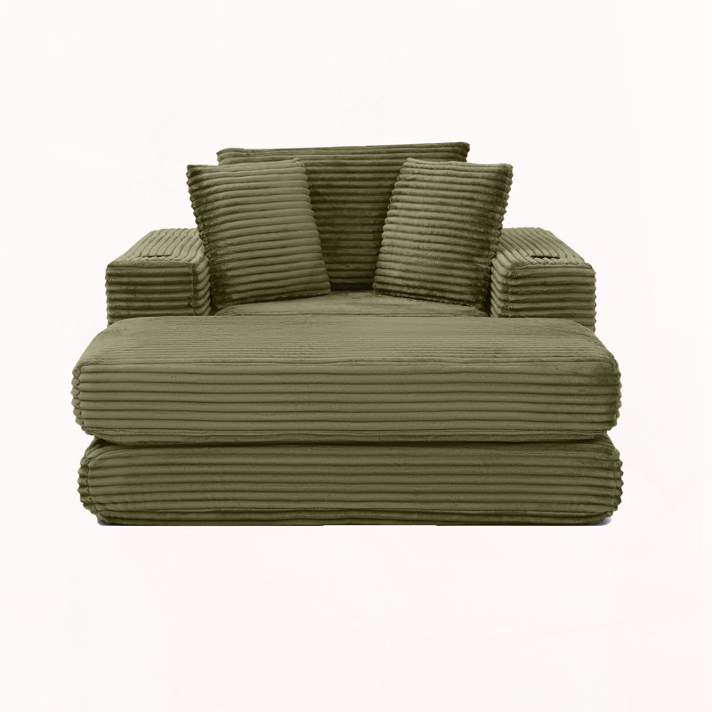 Méridienne de 52,4 po, Vert