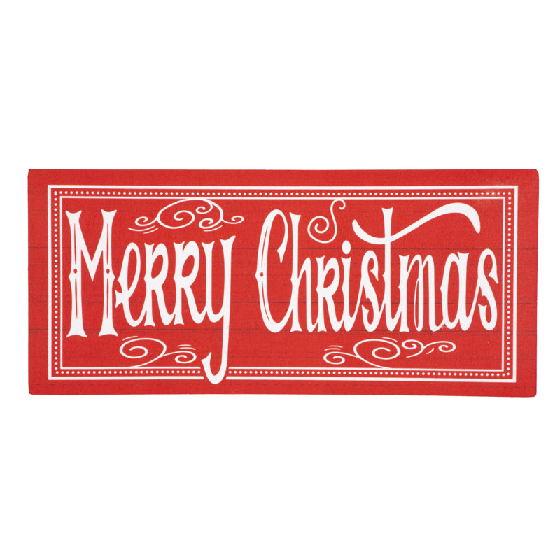 Quaint Merry Christmas Sassafras Switch Mat