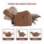 Canapé inclinable électrique en cuir Menges-106872473-106872472