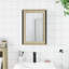 Bathroom Mirror Cabinet Black 42X12x60 Cm Engineered Wood-1154854221