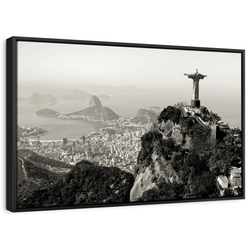 Endroits «Rio De Janeiro en monochrome», H 13 po x l 19 po