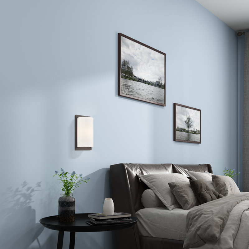 Flaire Flush Mounted Sconce, English Bronze