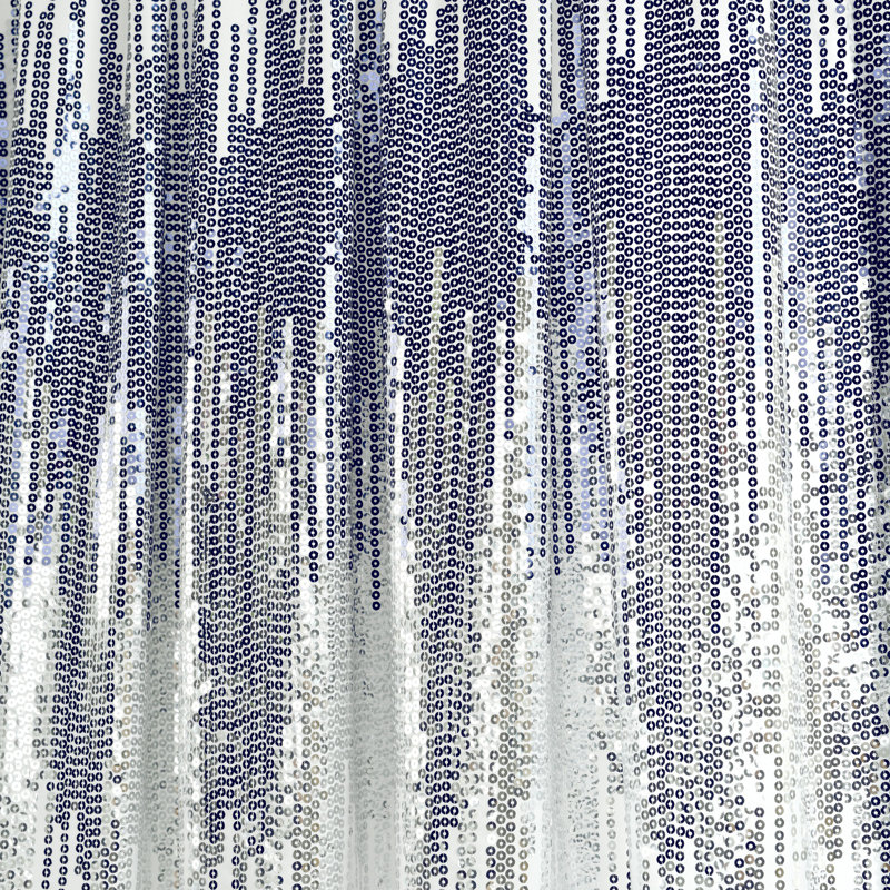 Paire de rideaux semi-transparents Shimmer, Bleu marine