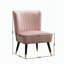 Chaise d'appoint contemporaine tapissée